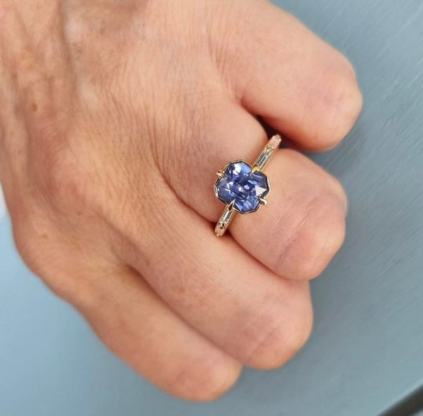 Sapphire and Diamond Ring