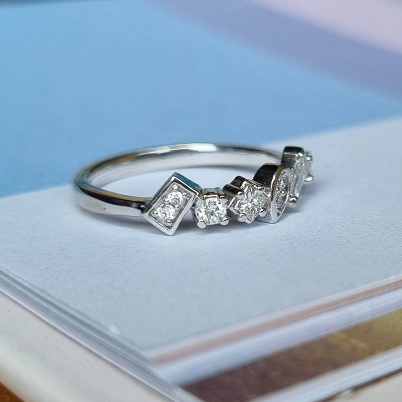 Diamond Sprinkle Dress Ring