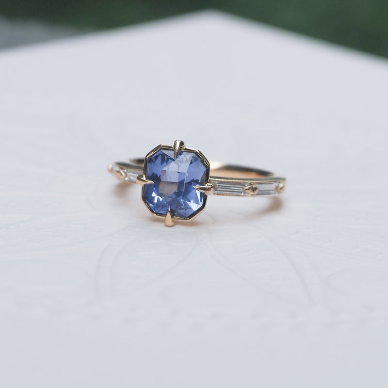 Sapphire and Diamond Ring