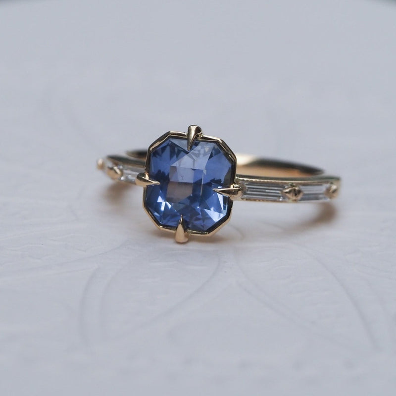 Sapphire and Diamond Ring