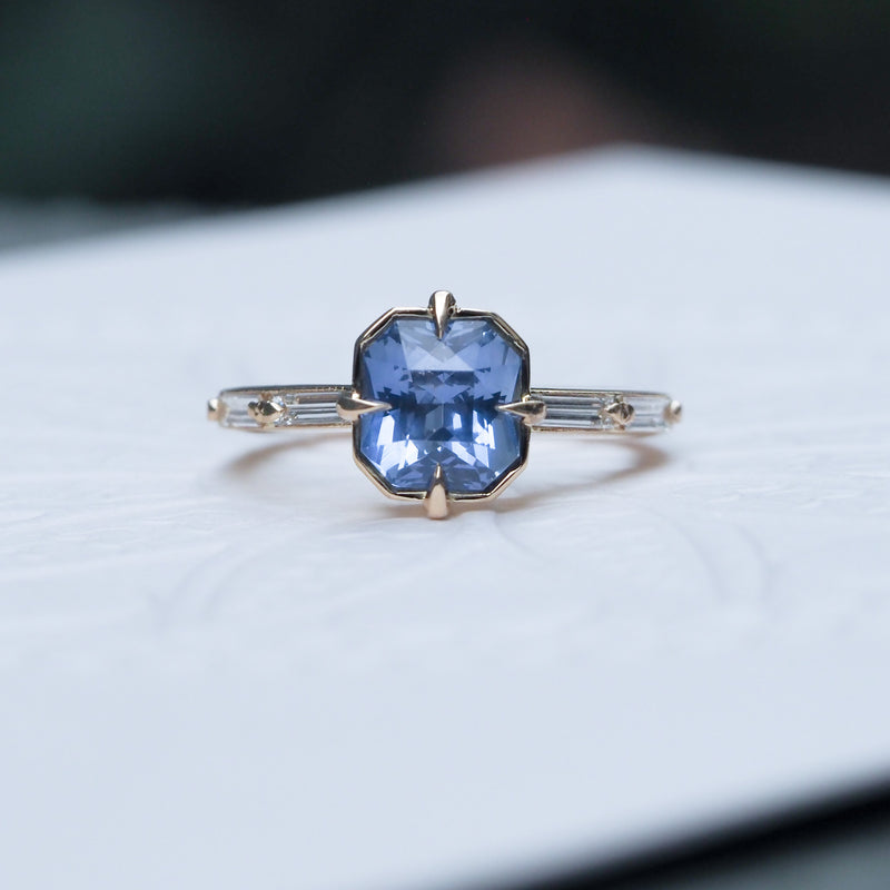 Sapphire and Diamond Ring