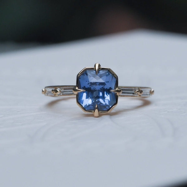 Sapphire and Diamond Ring