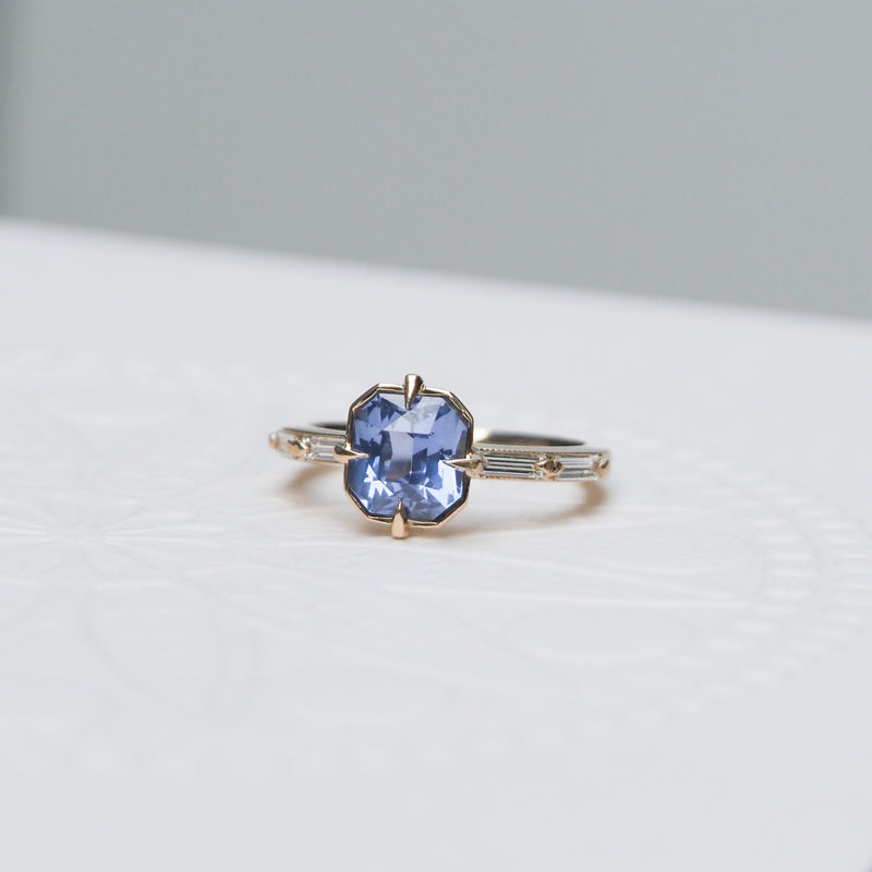 Sapphire and Diamond Ring