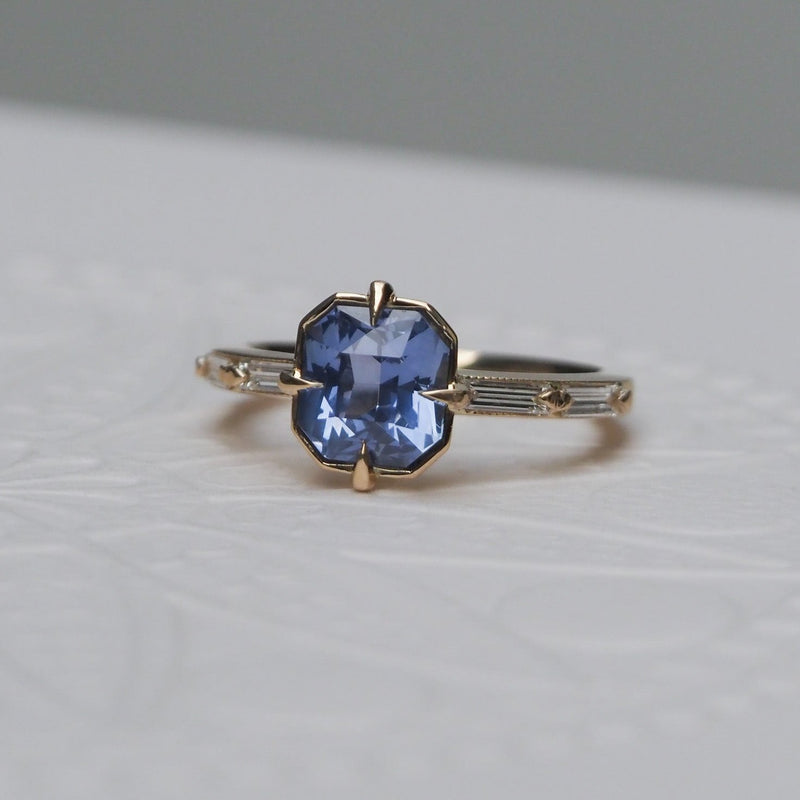 Sapphire and Diamond Ring