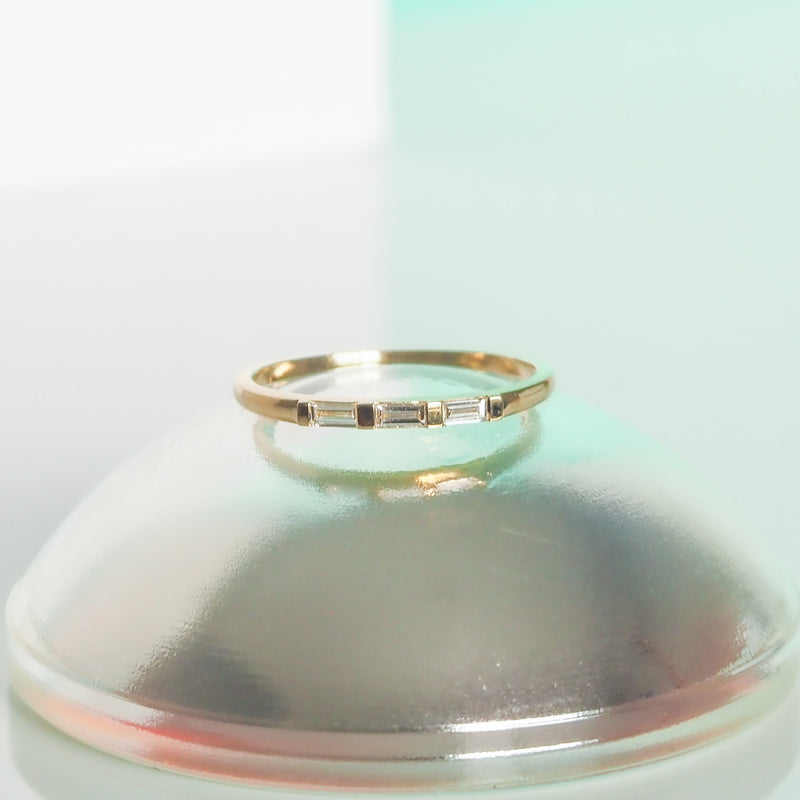 Diamond Baguette Stacker Ring