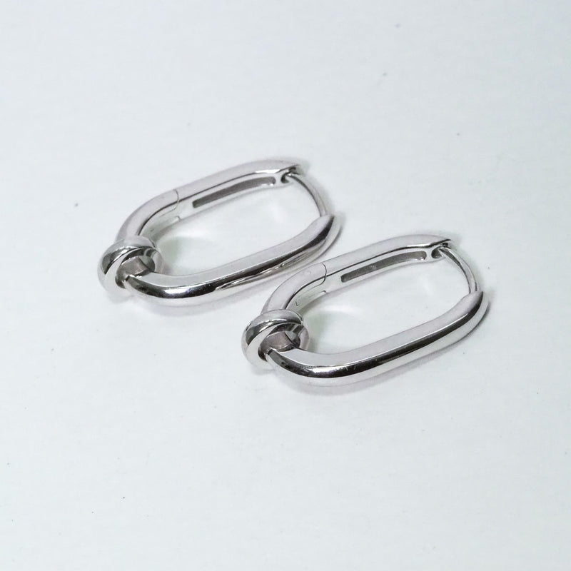 Harmony Huggie Earring with Roundel