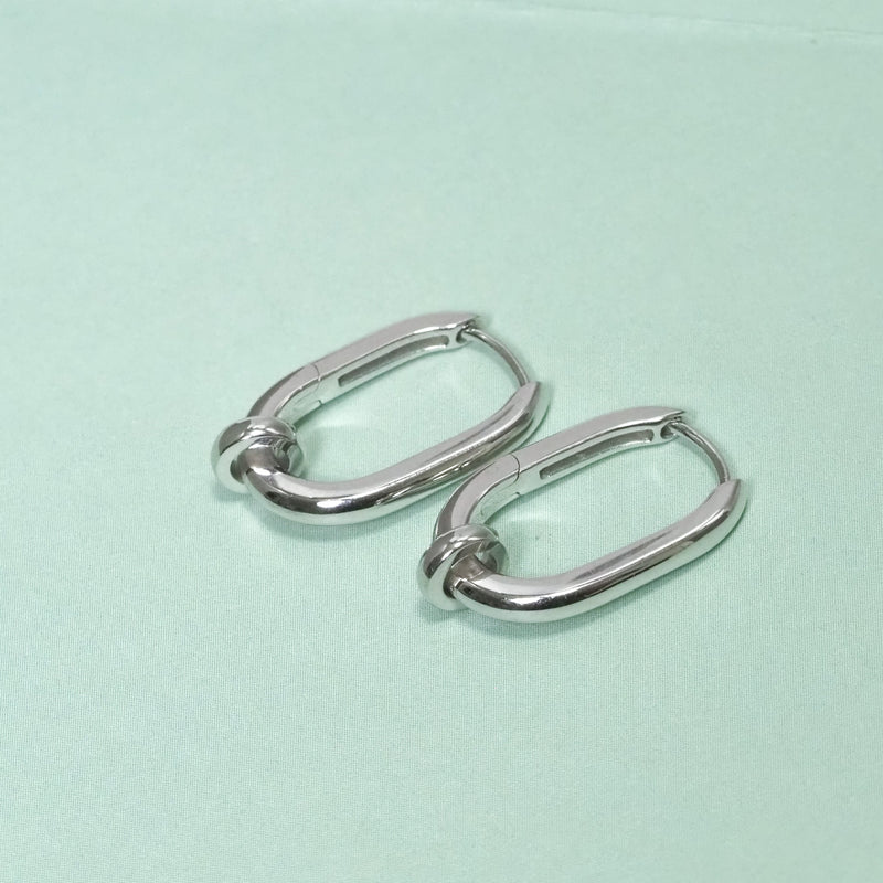 Harmony Huggie Earring with Roundel