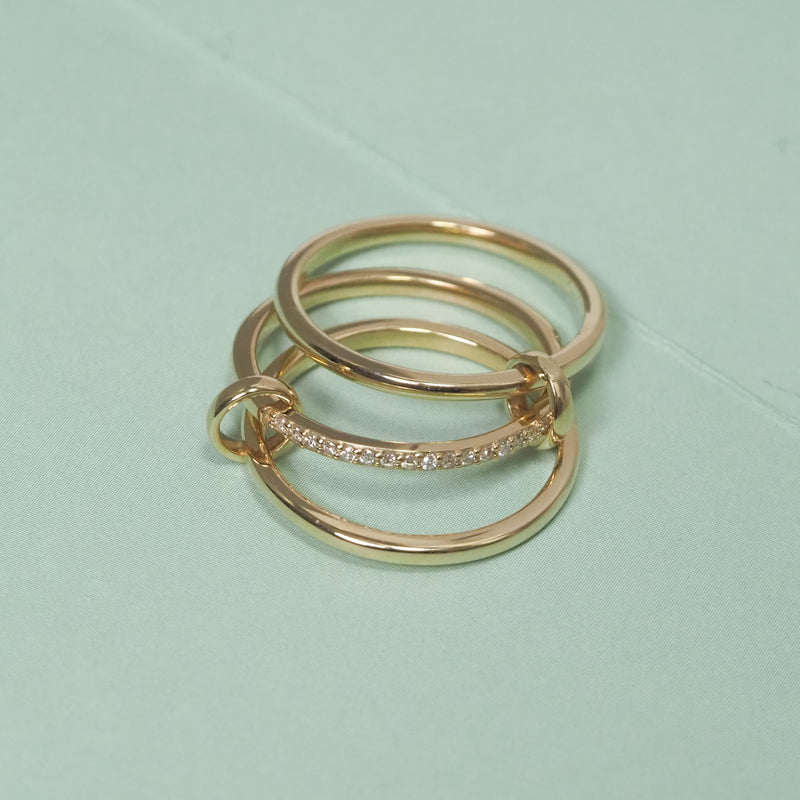 Three Band Diamond Ring