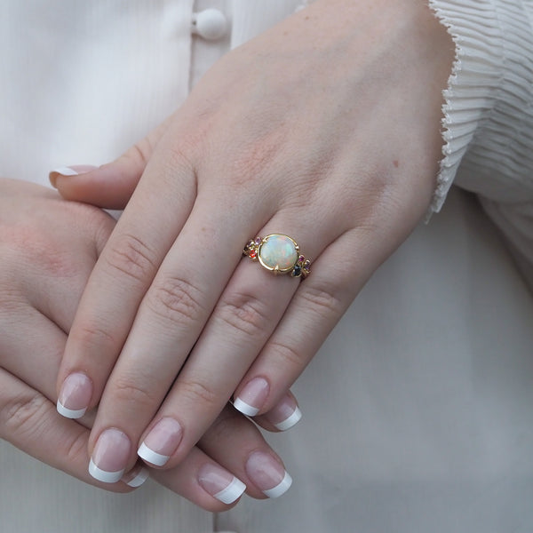 Opal Sprinkle Ring