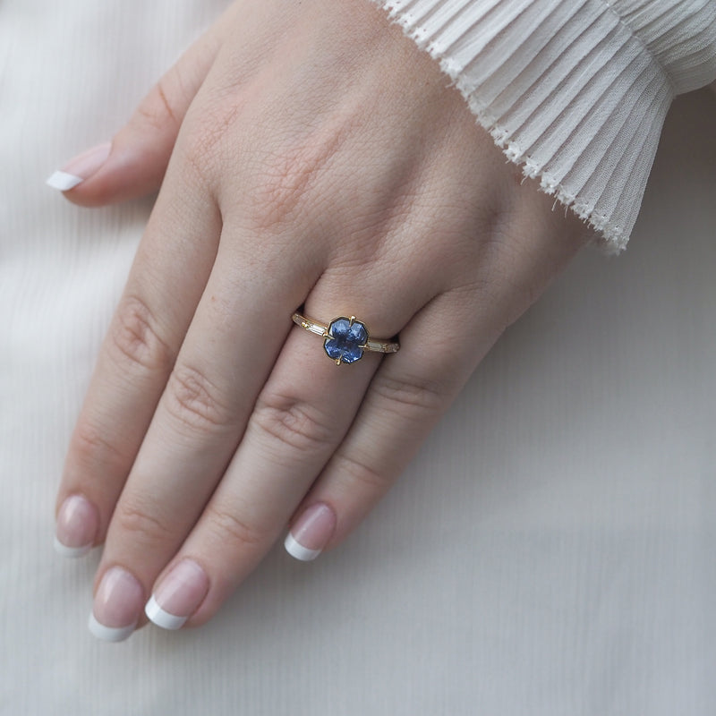 Sapphire and Diamond Ring