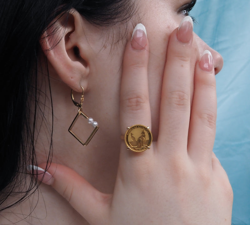 1/10oz. Australian Gold Coin Ring