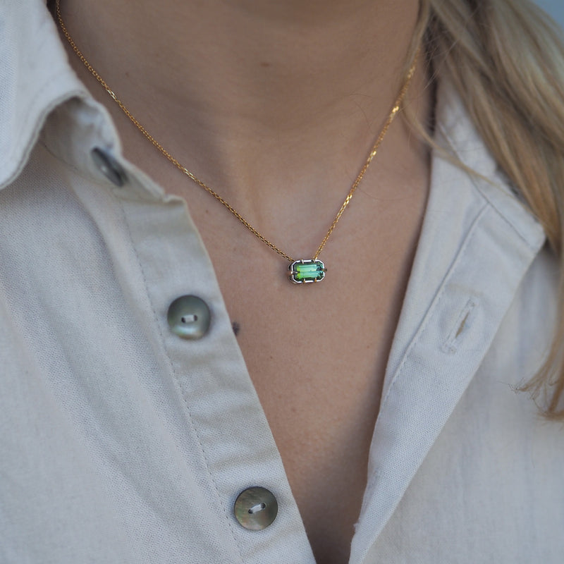 Tourmaline Slider Necklet