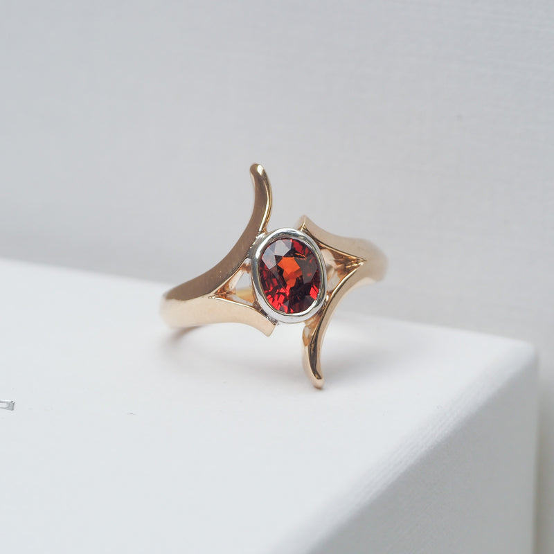 Spessartite Garnet Nova Ring