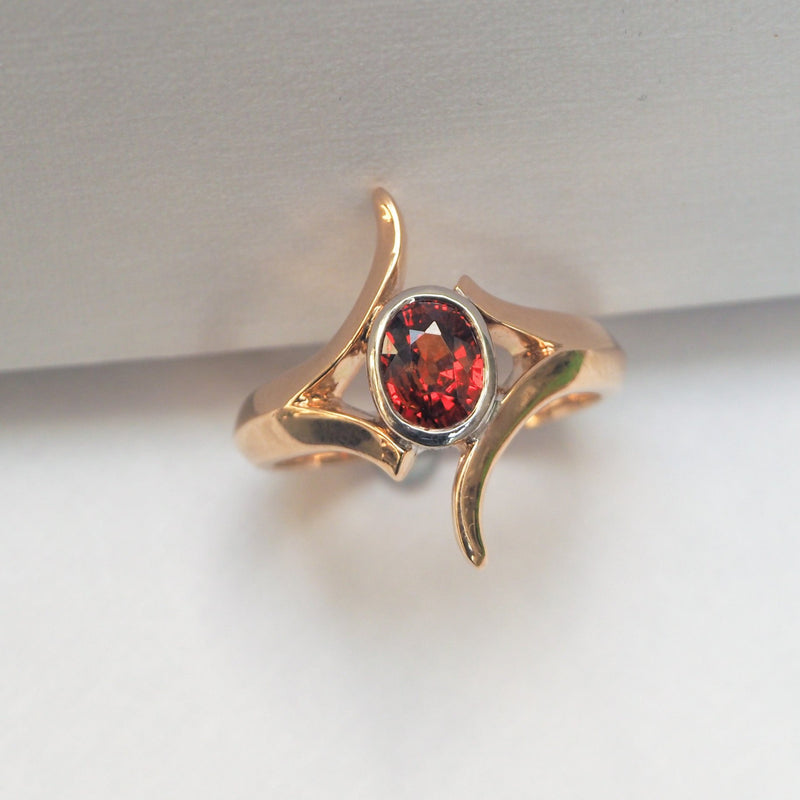 Spessartite Garnet Nova Ring