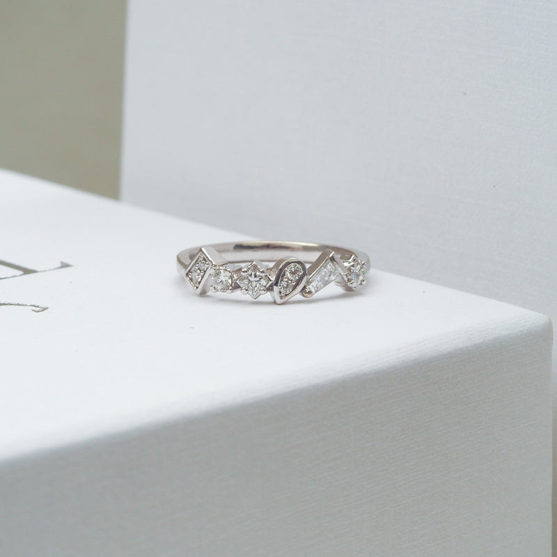 Diamond Sprinkle Dress Ring