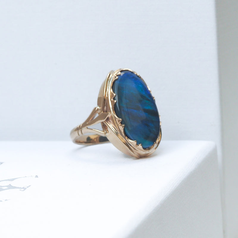 Large Oval Opal Ring