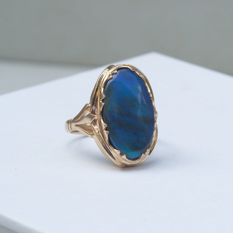 Large Oval Opal Ring