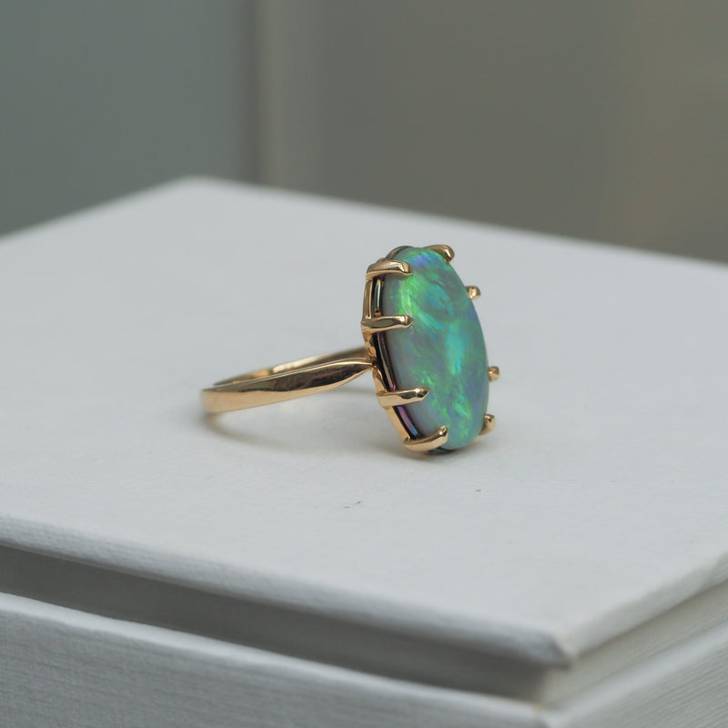 Australian Opal Venus Ring