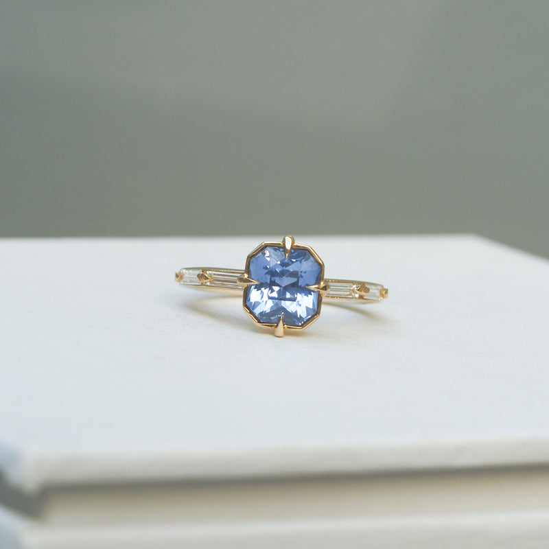 Sapphire and Diamond Ring