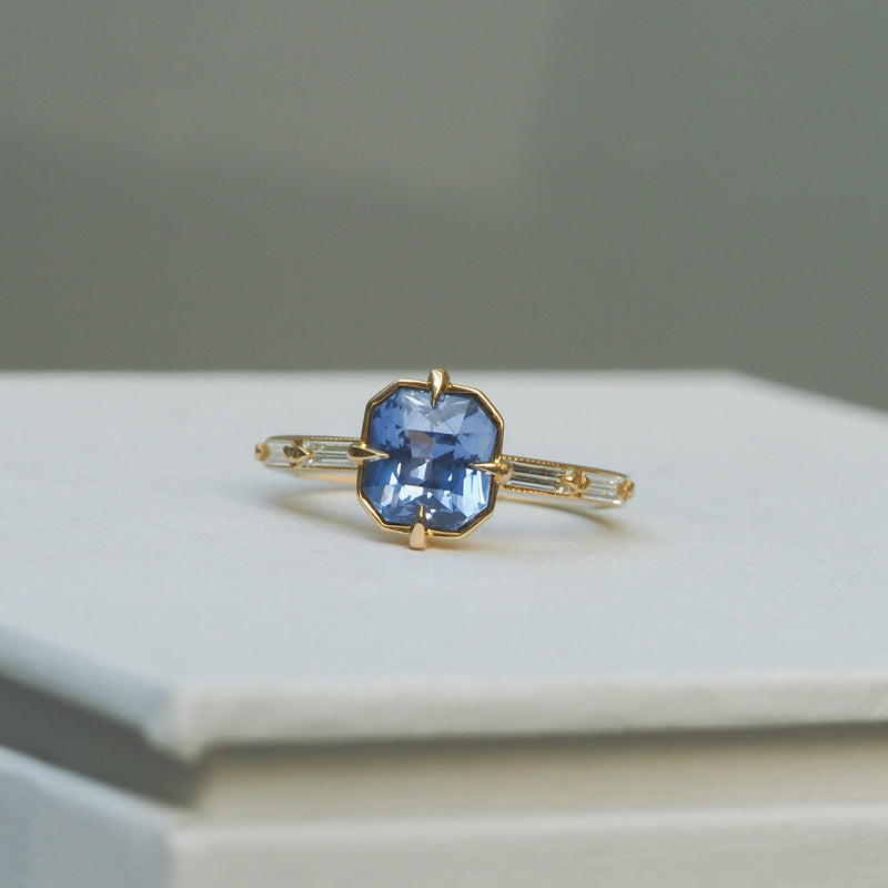 Sapphire and Diamond Ring