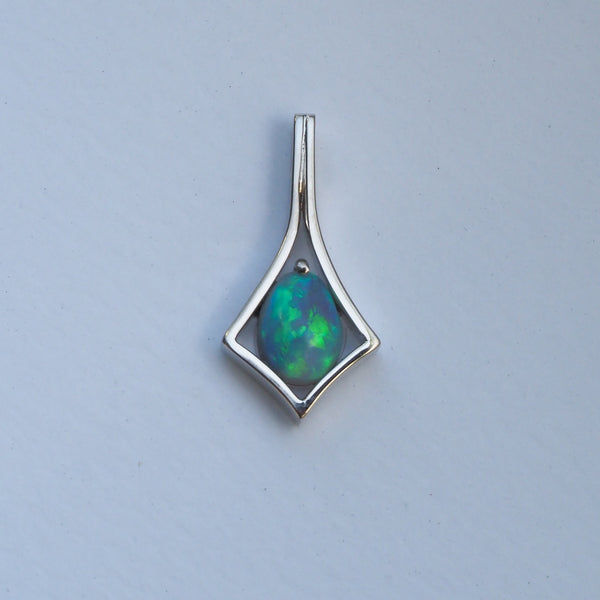 Australian Opal Drop Pendant