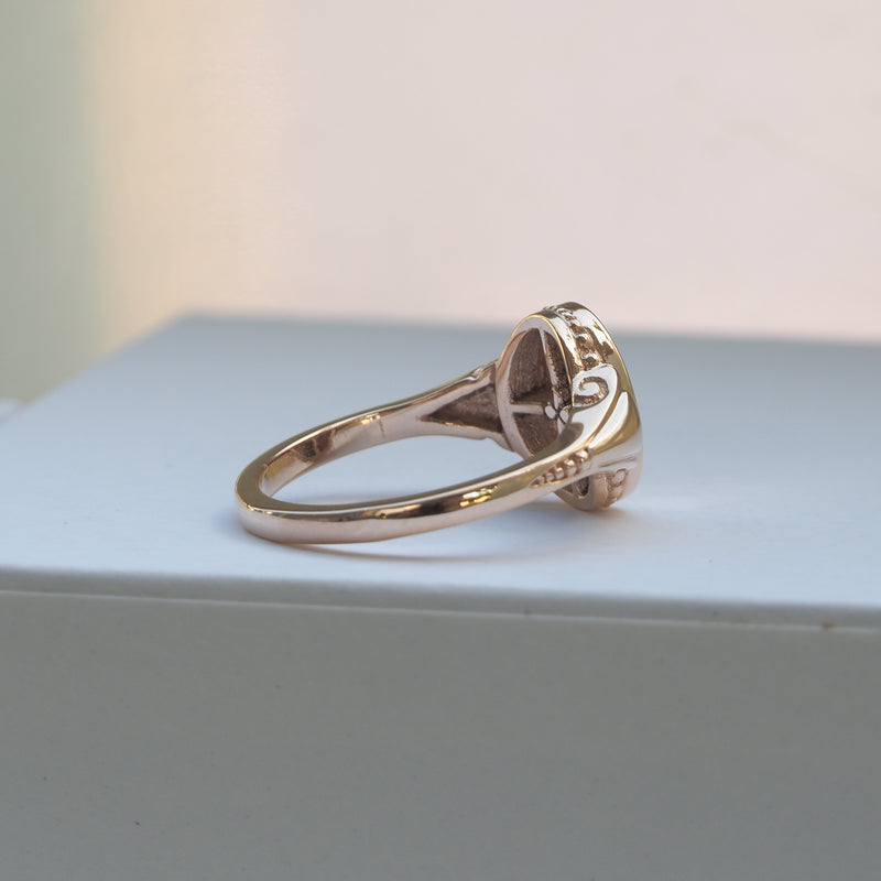 Rose Gold Signet Ring