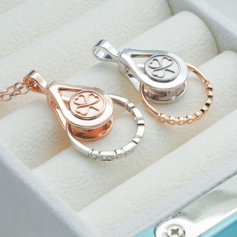 Fonya Locket ring safe Sterling Silver