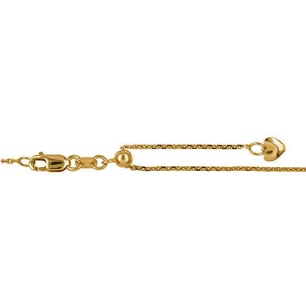 Adjustable 9ct Gold Chain