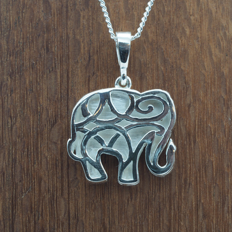 Elephant Pendant - Back